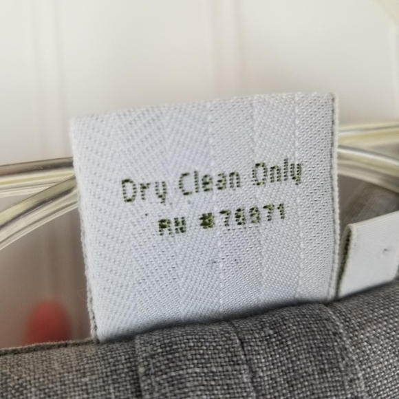 Garnet Hill Womens Linen Five Button Blazer Size 10 Gray Office Business Nuetral - Picture 6 of 7